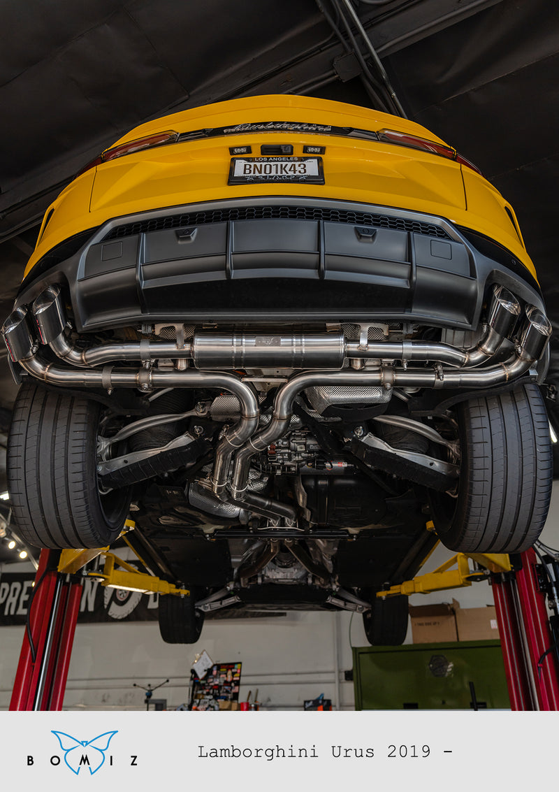 Bomiz Lamborghini Urus Valved Exhaust System - Bomiz