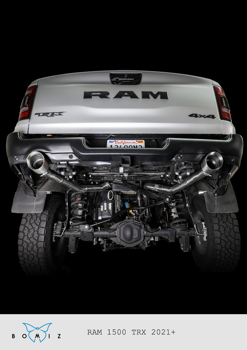 Bomiz RAM 1500 TRX Valved Exhaust System - Bomiz